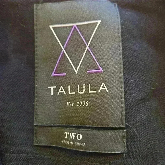 Talula Open Lightweight Blazer Black Womens Size 2 - Picture 7 of 7